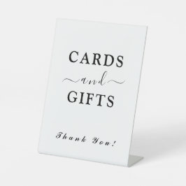 Charmante Karten und Geschenke Sockelschild