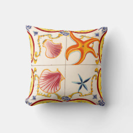 Charmante Muscheln und Starfish Kissen