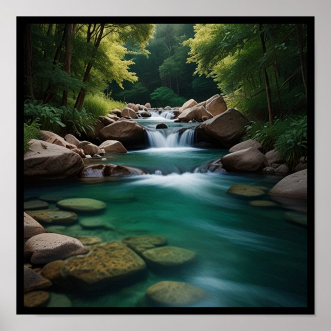 Charmante Naturlandschaft Poster (Vorne)