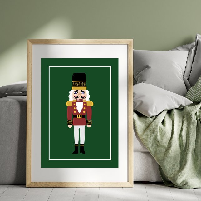 Charmante Nutcracker Holiday Art Print Poster (Von Creator hochgeladen)