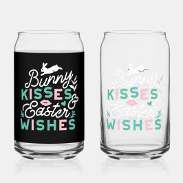 Charmante Ostertypografie Bunny Oster Dosenglas