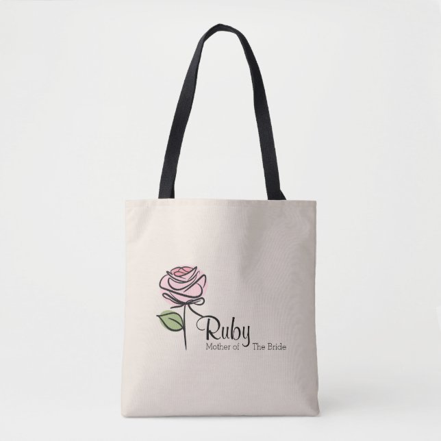 Charmante rosa Rose Mutter der Braut Tote Tag (Vorderseite)