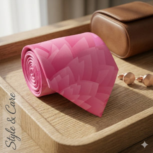 Charmante Rose Floral Neck Tie mit Elegantem Detai Krawatte