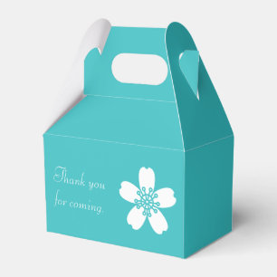 Charmante Sakura auf Türkis Gefälligkeitsbox Geschenkschachtel