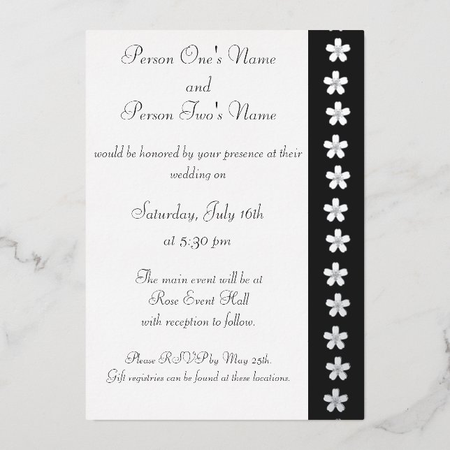 Charmante Sakura im Schwarzen Wald Einladung (Vorderseite)