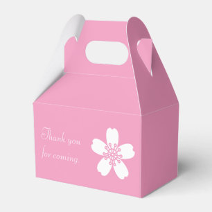 Charmante Sakura in Petal Pink Gefallen Box Geschenkschachtel