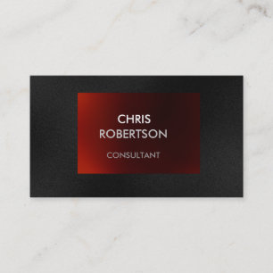 Charmante Schlicht-graue, attraktive Visitenkarte