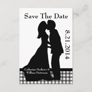 Charmante Silhouette Save the Date