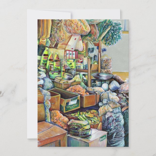 Charmante Versprechen eines Fine Tekka Center Sing Einladung (Vorderseite)