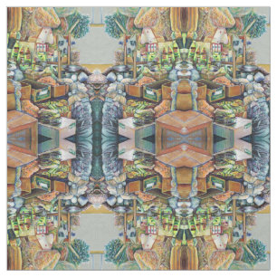 Charmante Versprechen eines Fine Tekka Center Sing Stoff