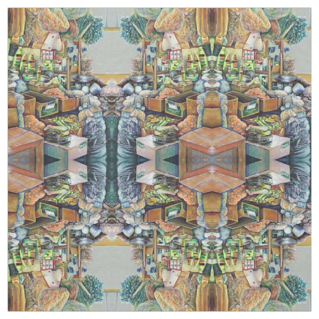 Charmante Versprechen eines Fine Tekka Center Sing Stoff (Muster)