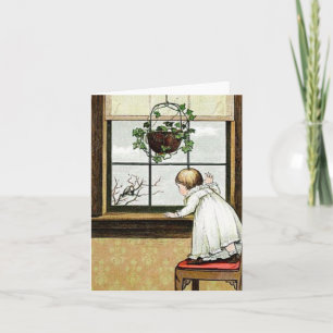 Charmante Vintage Naughty Kid Notecard Karte