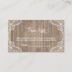 Charmante Vintage Spitzen Alte Barn Babywindeln Begleitkarte