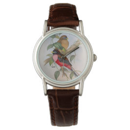 Charmante Vintage Vogelbeobachtung Armbanduhr