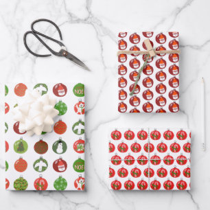 Charmante Weihnachtsschmuck Weihnachten Weihnachts Geschenkpapier Set