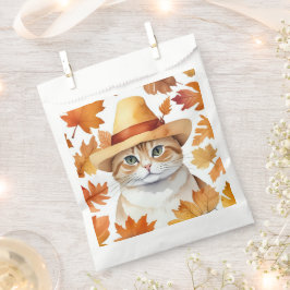 Charmanter festlicher Erntedank Cat in Disguise Geschenktütchen