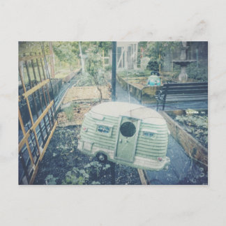 Charmanter Frühlingspark Postkarte