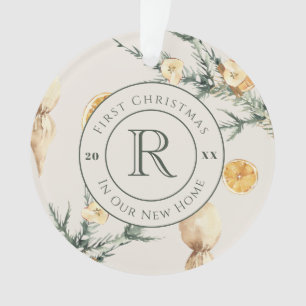 Charmanter Winter Elegante: Neuer Hausbesitzer Ornament