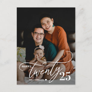 Charmantes 20-Happy New Year Foto Postkarte