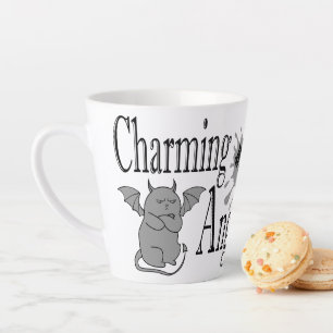 Charmantes, aber wütend kleines böses Zitat lustig Milchtasse
