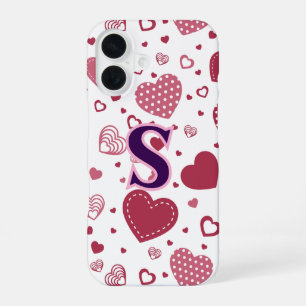Charmantes Herz Elegantes und stilvolles Design iPhone 16 Hülle