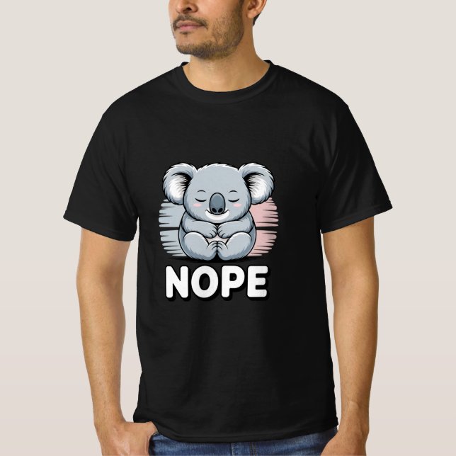Charmantes Koala "NEIN" T-Shirt (Vorderseite)