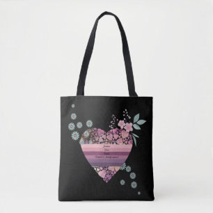 Charmantes lila und rosa Herzgeschenk für Liebende