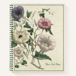 Charmantes Rustikales Blume-Notebook Notizbuch