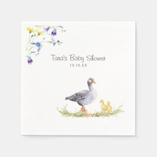 Charmantes rustikales Farmhaus   Mother Goose Flor Serviette