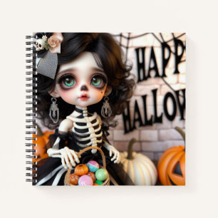 Charmantes Skelett von Natasha Us Notizbuch