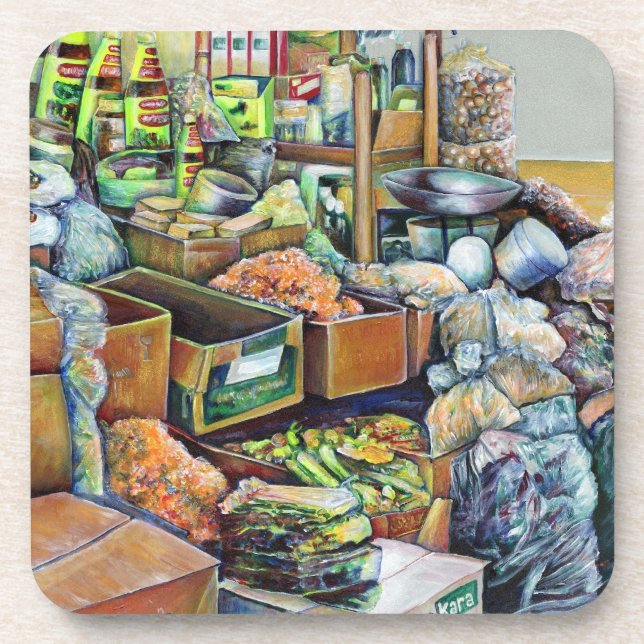 Charmantes Versprechen des schönen Tekka-Zentrums, Getränkeuntersetzer (Vorderseite)