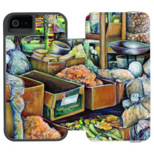 Charmantes Versprechen eines schönen Tekka-Zentrum Incipio Watson™ iPhone 5 Geldbörsen Hülle