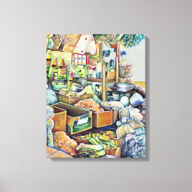 Charmantes Versprechen eines schönen Tekka-Zentrum Leinwanddruck (Vorderseite)