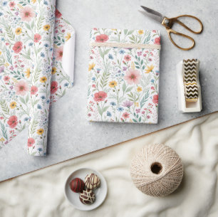 🌸 Charmantes Wildblumen-Geschenkpapier 🌸 Geschenkpapier