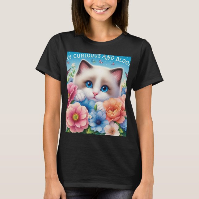Charme Cat T - Shirt Design (Vorderseite)