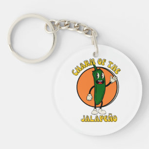 Charme der Jalapeño Schlüsselanhänger