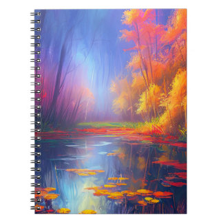 Charme des Misty Forest Swamp Notizblock