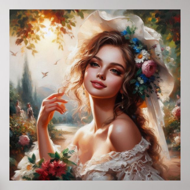 Charme Lächeln Poster (Vorne)