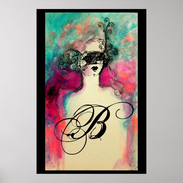 CHARME-MONOGRAMM-POSTER POSTER (Vorne)