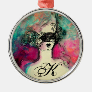 CHARME-MONOGRAMM SILBERNES ORNAMENT