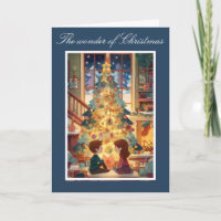 Charme-Schnitt Papier Weihnachtskarte