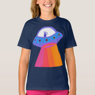 Charme Space Außerirdischen Martians UFO Niedlich T-Shirt