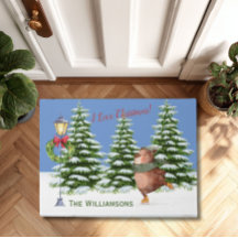 Charme Weihnachtsschneefamilie