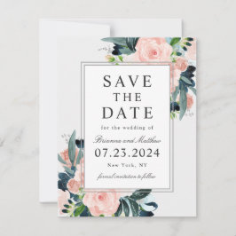 Charmed Floral Wedding Save the Date
