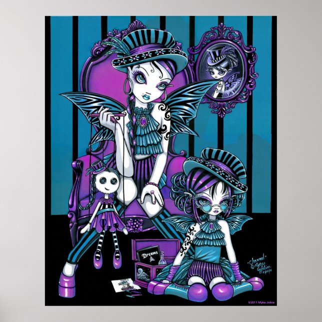"Charmed" Gothic Couture Magical Fairy Poster (Vorne)
