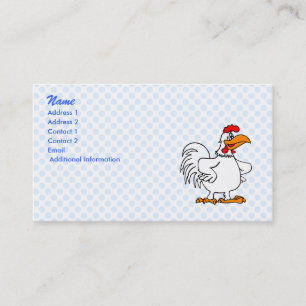 Charmichael Huhn Visitenkarte