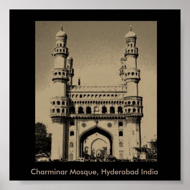 Charminar Mosque Poster (Vorne)