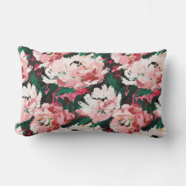 Charming Abract Watercolor Peonies Lendenkissen
