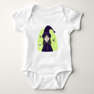 Charming Angry Cute Witch Baby Strampler