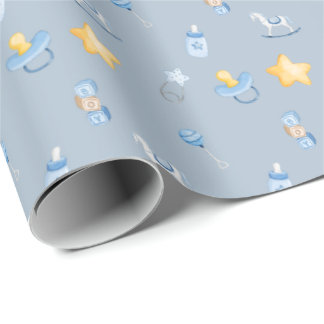 Charming Baby Boy Gift Wrap Geschenkpapier
